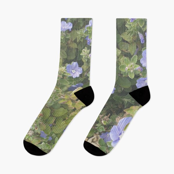 Item preview, Australian Blue Wild Flowers in Garden designed and sold by Bennymp.