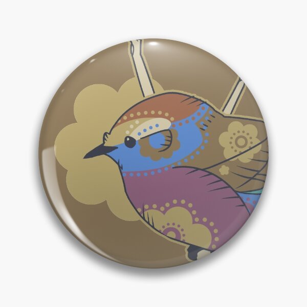 Item preview, Avian August 17 - White-browed Tit-warbler designed and sold by KeesKiwi.