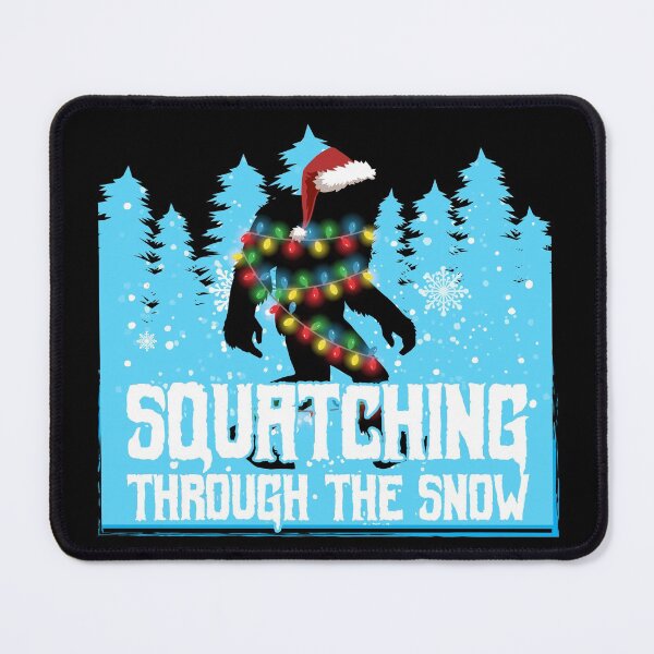 Item preview, Bigfoot Sasquatch Squatching Through the Snow designed and sold by Maria Garcia.