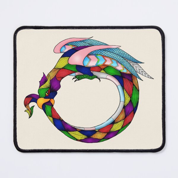 Item preview, Trans Pride Wyvern designed and sold by MagicMama.