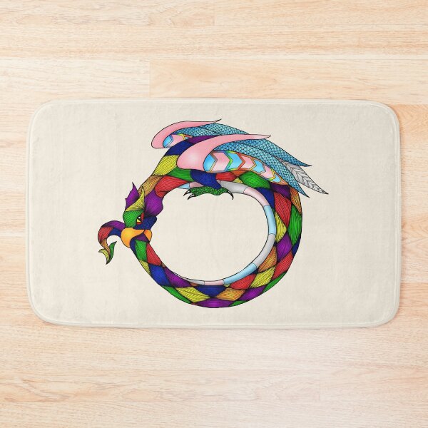 Item preview, Trans Pride Wyvern designed and sold by MagicMama.