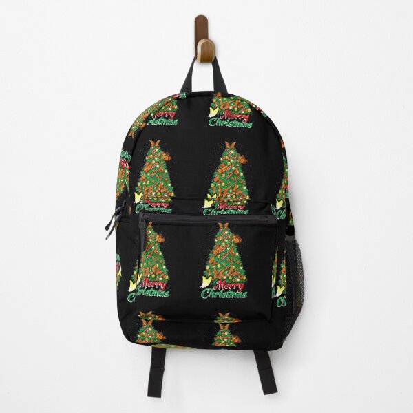 Item preview, Monarch Butterfly Merry Christmas Pine Tree Entomologists Holiday Tree designed and sold by Merchking1.