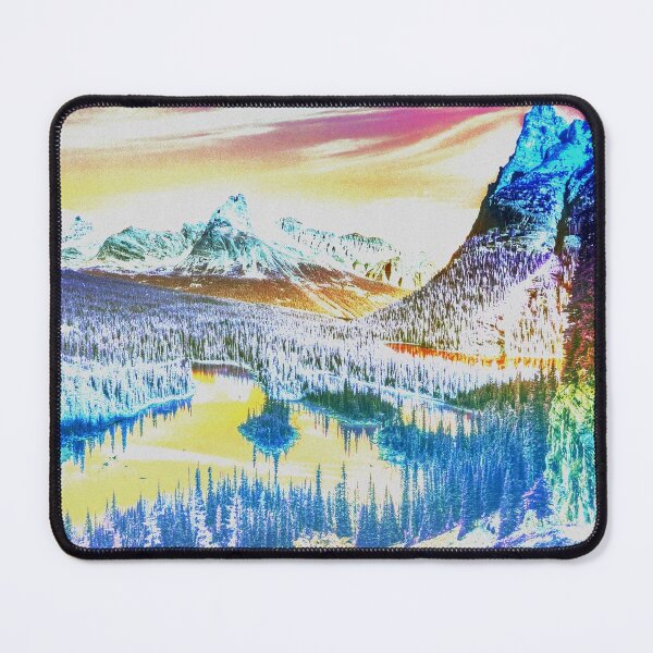 Item preview, 'Phylea Heights'- V.1 Mountain terrain/ psychedelic digital artwork by The Raumier designed and sold by N-W-T-S-I-O.