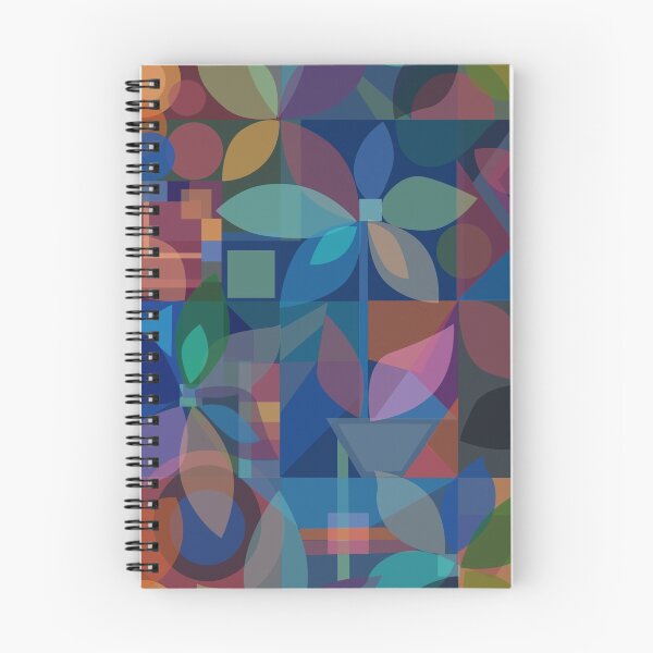 Item preview, Geometric Floral Abstract, dark designed and sold by Palifino.
