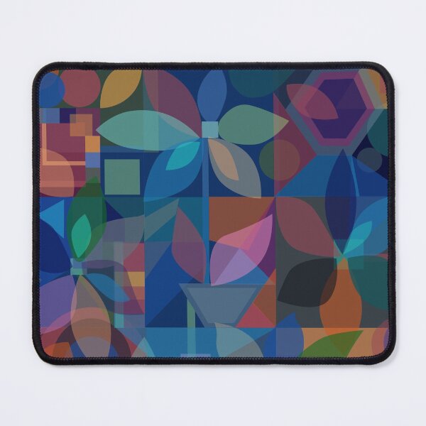 Item preview, Geometric Floral Abstract, dark designed and sold by Palifino.