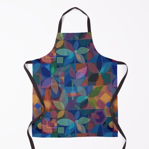 Item preview, Geometric Floral Abstract, dark designed and sold by Palifino.