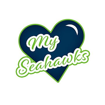 Heart My Seattle Seahawks Pin for Sale by Jeff Malo