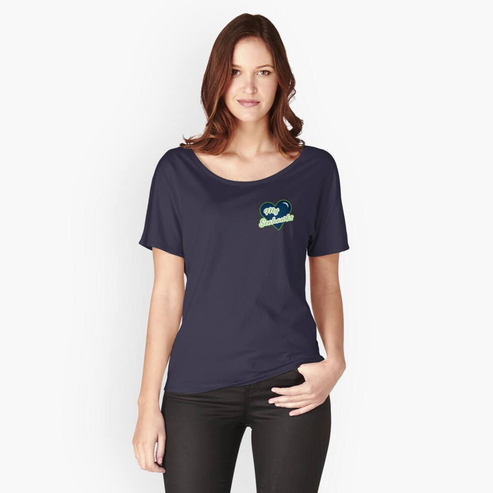 Seattle Seahawks Tiny Heart Shape T-shirt - Jomagift