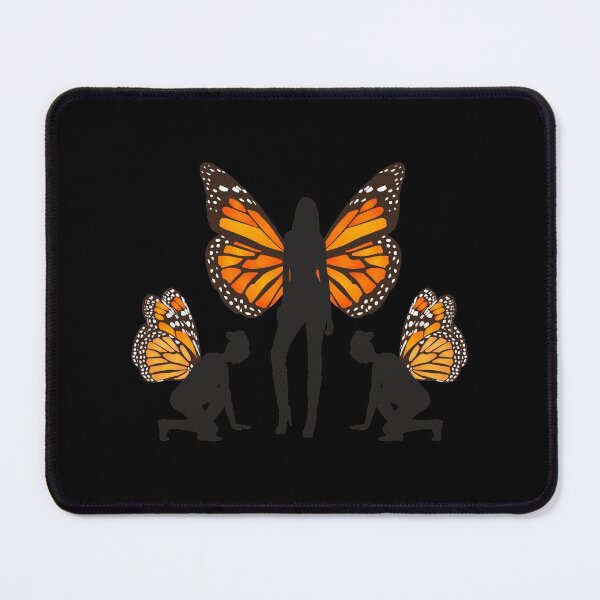 Item preview, Queen Monarch Butterfly, Bow To The Queen, Three Beautiful Monarch Butterflies Crown Queen Milkweed designed and sold by Merchking1.