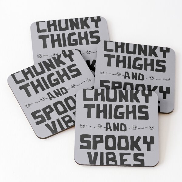 Item preview, Womens Chunky Thighs and Spooky Vibes Funny Thick Girl Halloween  designed and sold by Jasonstoreasd.