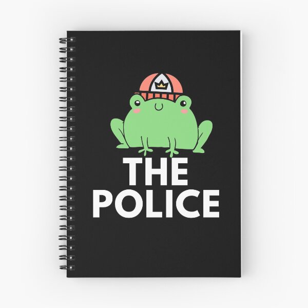 Item preview, Frog the Police  designed and sold by Puns-n-Rainbows.