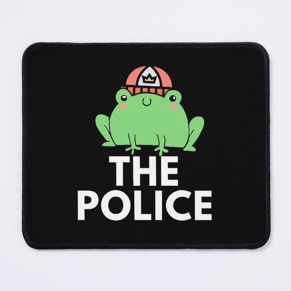 Item preview, Frog the Police  designed and sold by Puns-n-Rainbows.