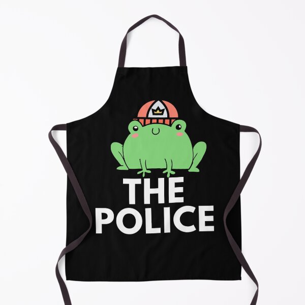 Item preview, Frog the Police designed and sold by Puns-n-Rainbows.