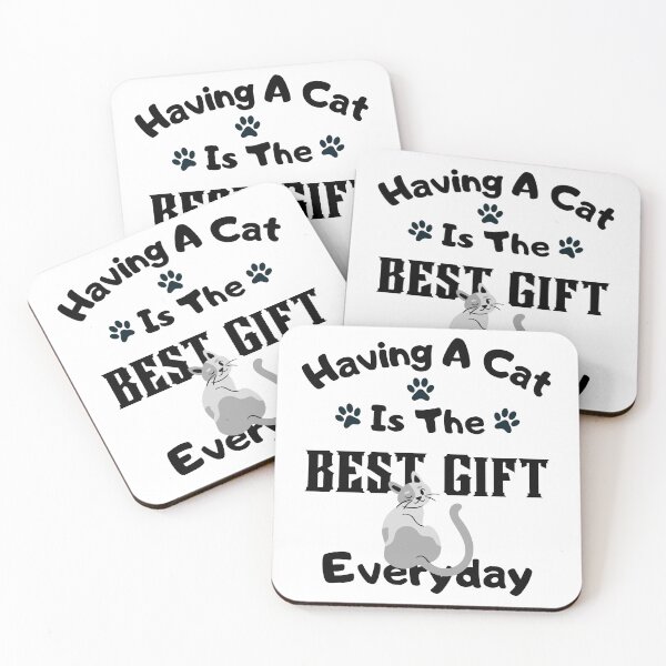 Item preview, Having A Cat Is the BEST Gift Everyday designed and sold by Eranthe Bernardo.