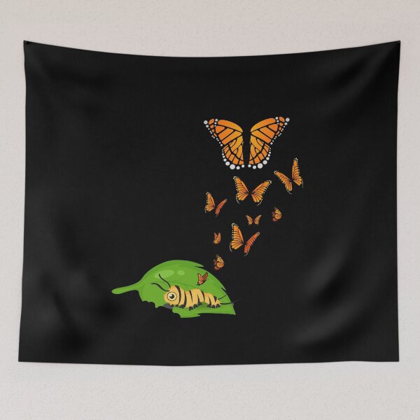Item preview, Colorful Caterpillar Monarch Butterfly Metamorphosis Cycle Of Butterflies designed and sold by Merchking1.