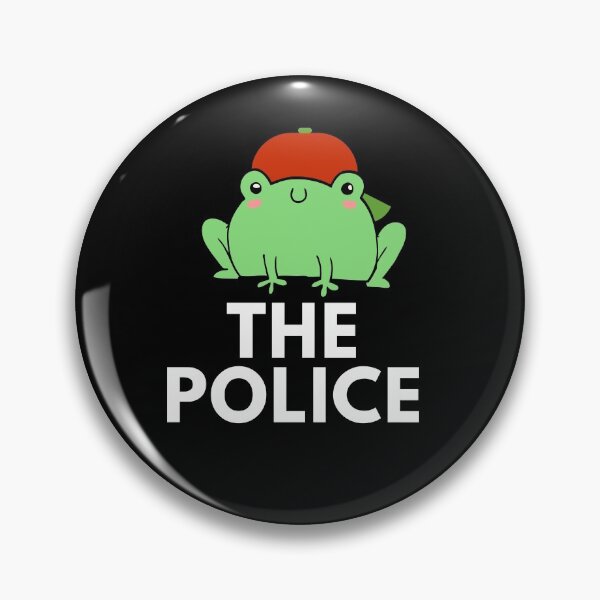 Item preview, Frog the Police #2 designed and sold by Puns-n-Rainbows.