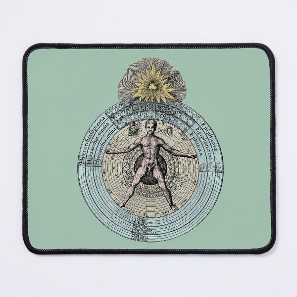 Item preview, Alchemic Illustration, Vintage Fludd Esoteric mandala art designed and sold by IsisOsiris.