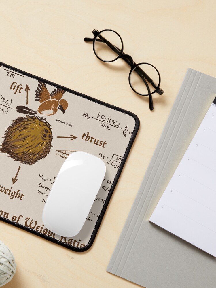 Thumbnail 3 of 5, Mouse Pad, A Simple Question of Weight Ratios designed and sold by kg07.