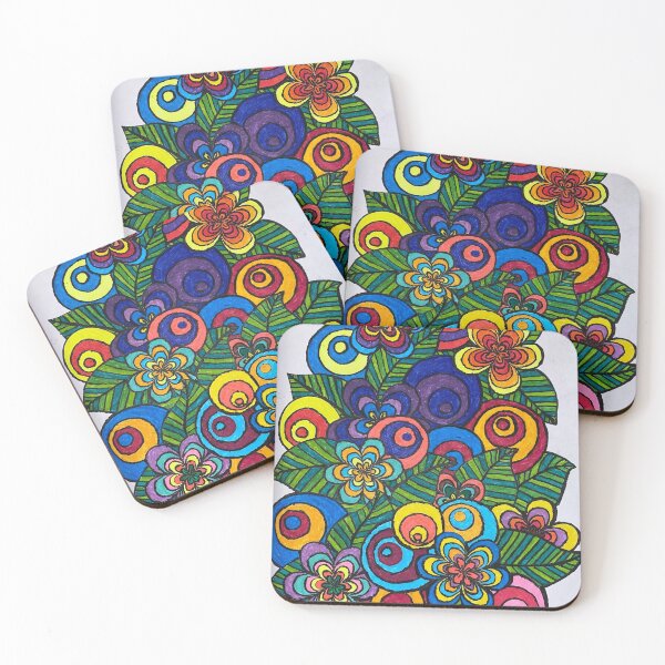 Item preview, Colourful flowers #artwork designed and sold by Desirablesgoods.