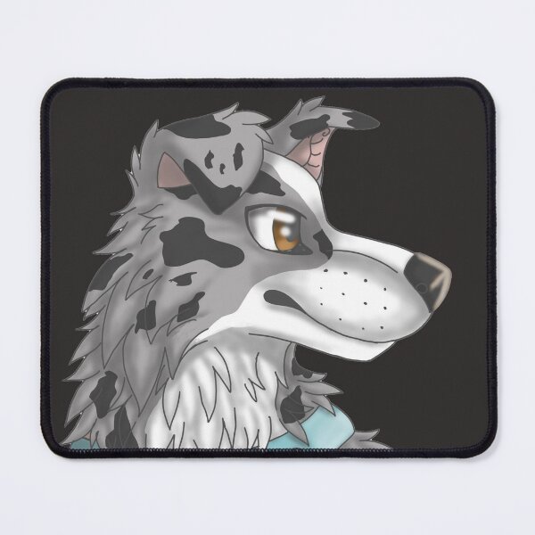 Item preview, Slate/blue Merle Border Collie designed and sold by Bamsdrawz.