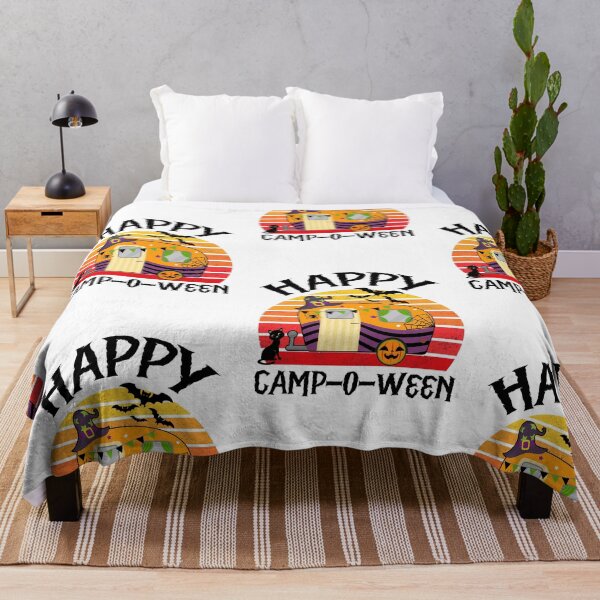 Item preview, Happy Campoween, Spooky Halloween Camper designed and sold by SportyDogShop.