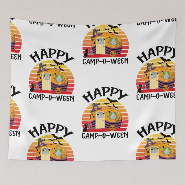 Item preview, Happy Campoween, Spooky Halloween Camper designed and sold by SportyDogShop.