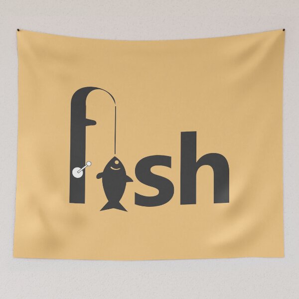 Item preview, Fish, a fisherman design designed and sold by Gilby-Designs.