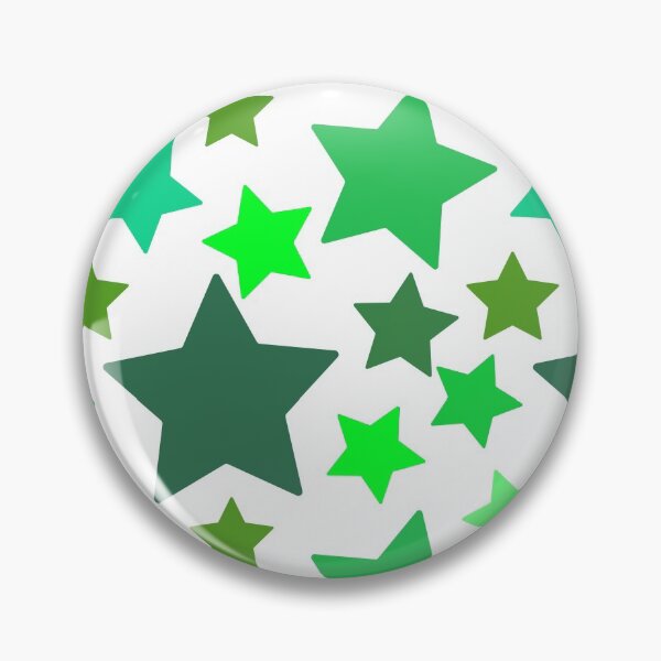 Item preview, shades of green star pattern - pattern designed and sold by Jessi-Sketches.