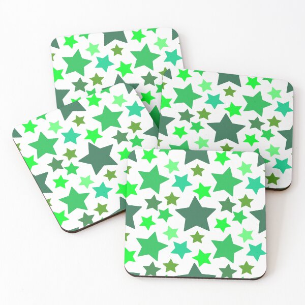 Item preview, shades of green star pattern - pattern designed and sold by Jessi-Sketches.