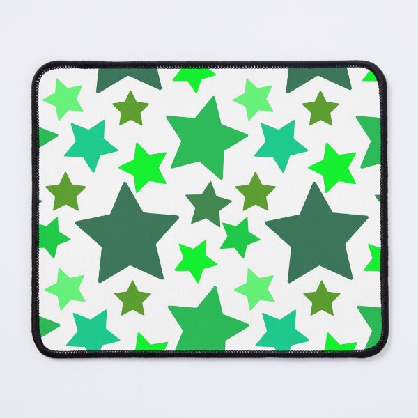 Item preview, shades of green star pattern - pattern designed and sold by Jessi-Sketches.