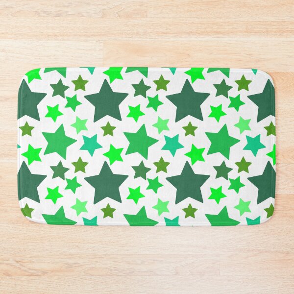 Item preview, shades of green star pattern - pattern designed and sold by Jessi-Sketches.