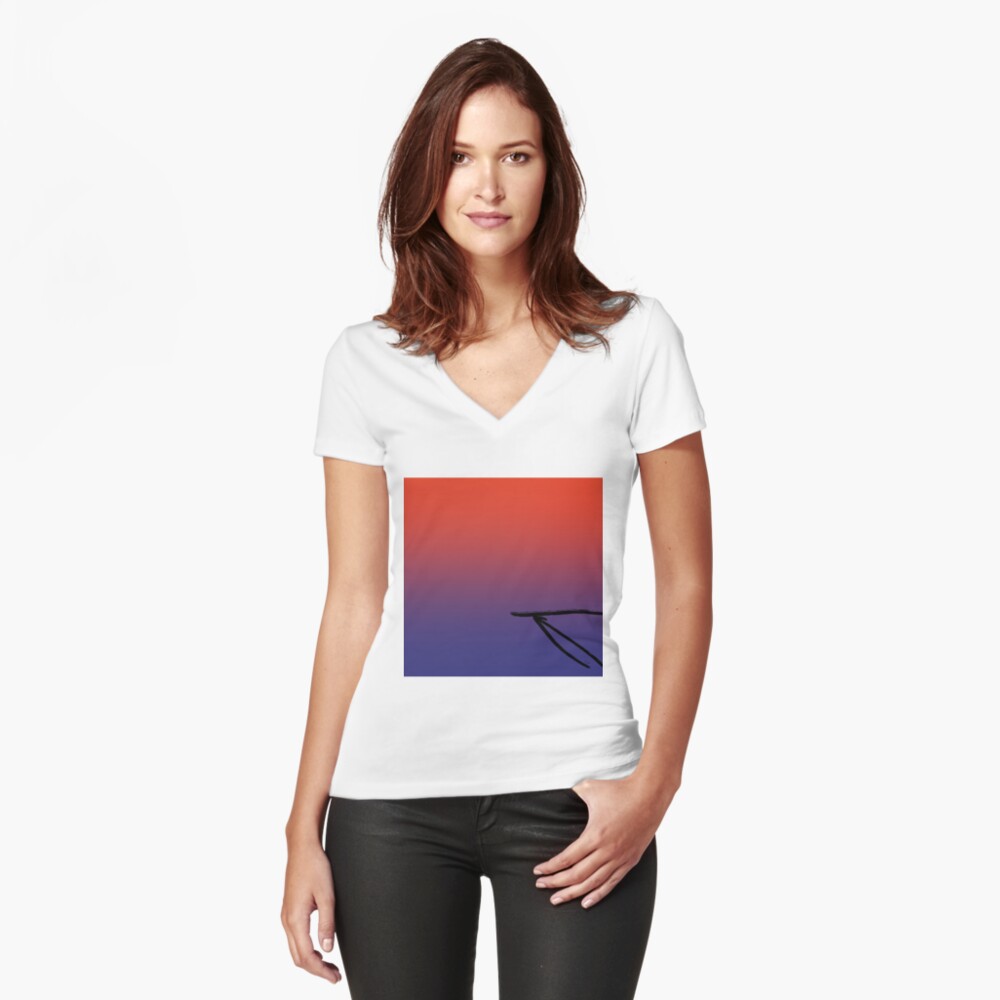 Item preview, Fitted V-Neck T-Shirt designed and sold by Patrickneeds.
