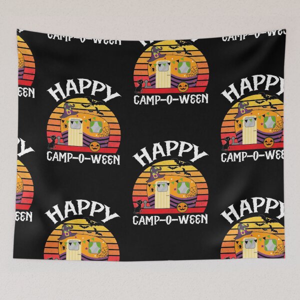 Item preview, Happy Campoween, Spooky Halloween Camper designed and sold by SportyDogShop.