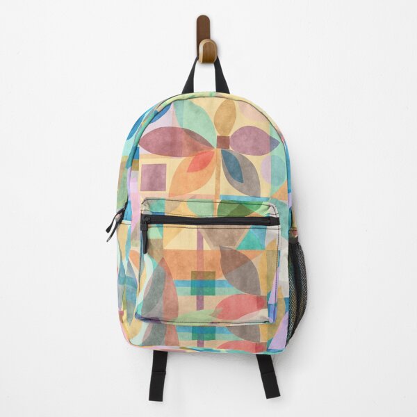 Item preview, Geometric Floral Abstract, multiple colors gouache painted designed and sold by Palifino.