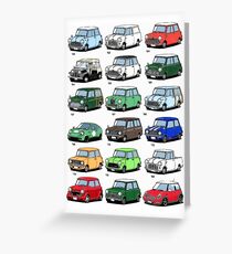 Mini time line Greeting Card