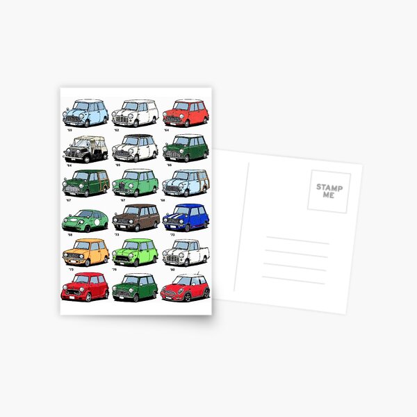 Mini time line Postcard
