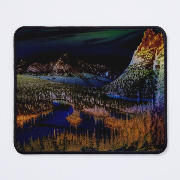 Item preview, 'Phylea Heights'- V.2 Mountain terrain/ psychedelic digital artwork by The Raumier designed and sold by N-W-T-S-I-O.