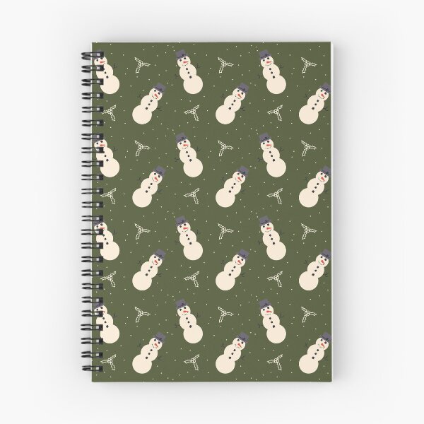 Item preview, Cozy Vintage Snowman Holly Pattern Retro Christmas Aesthetic Holiday Green Background designed and sold by retroyule.