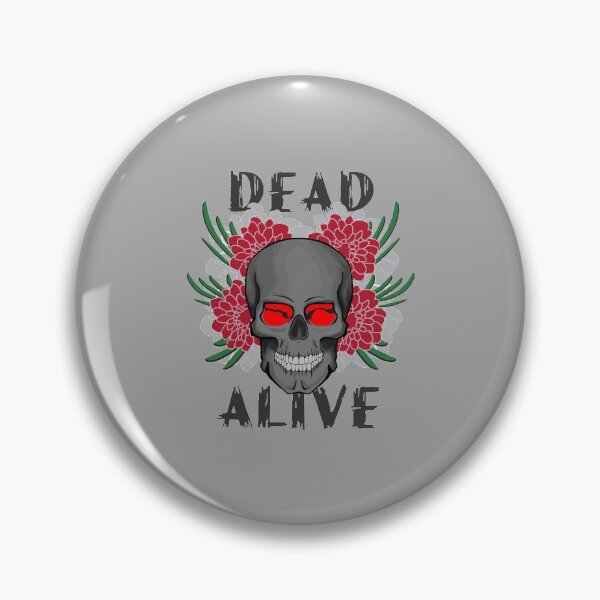 Item preview, Death Alive Halloween Skull designed and sold by PodiShawna.