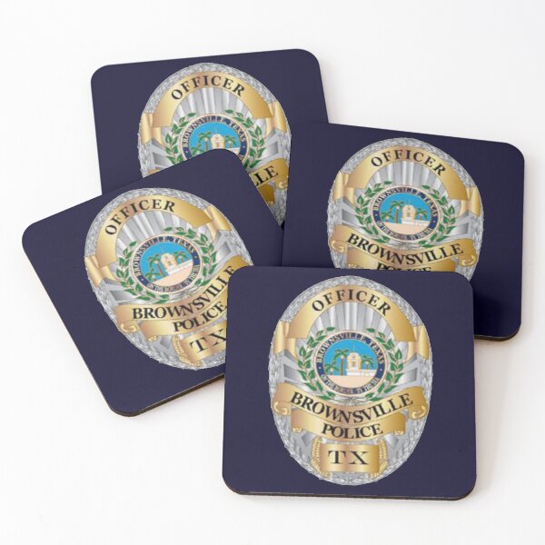 Item preview, Brownsville Texas Police Badge designed and sold by Lawrence Baird.