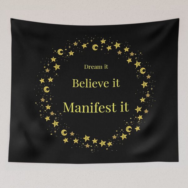 Item preview, Dream believe manifest designed and sold by Mermaidssparkle.