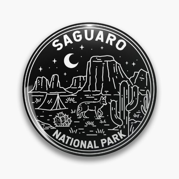 Item preview, Saguaro National Park Arizona Monoline designed and sold by KrisSidDesigns.