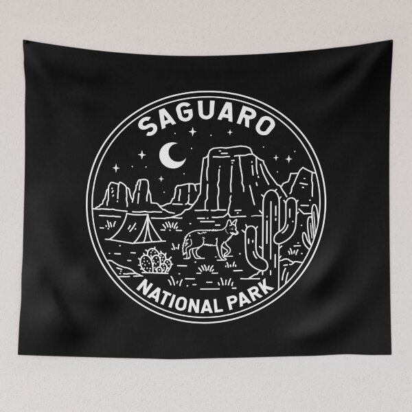 Item preview, Saguaro National Park Arizona Monoline designed and sold by KrisSidDesigns.