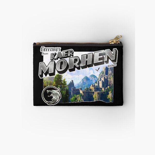 Item preview, The Witcher Inspired 'Greetings from Kaer Morhen' Alternative #2 Vintage / Retro Postcard Weathered Design designed and sold by Mercy Apparel.