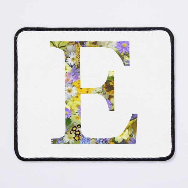 Item preview, lettre E Flowers designed and sold by ahmedbakkali.