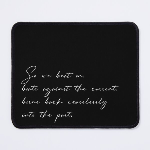 Item preview, F. Scott Fitzgerald, So we beat on designed and sold by Simple Soul.