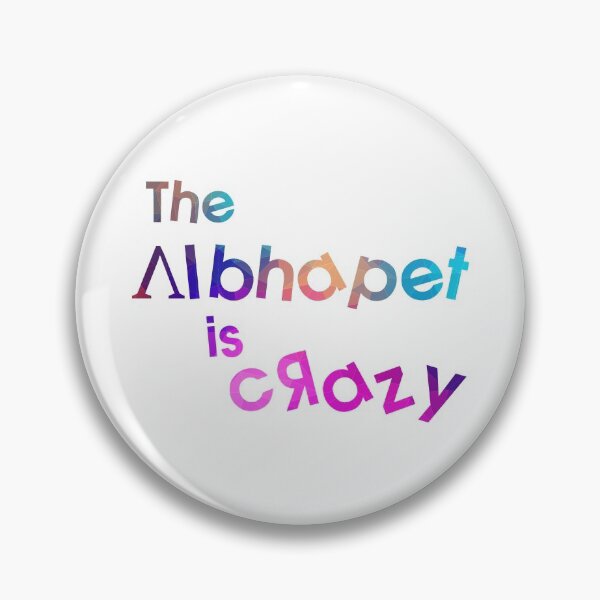 Item preview, The alphabet is crazy dyslexia design designed and sold by HermitAlley.