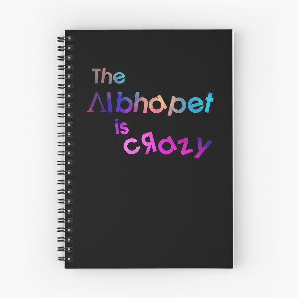 Item preview, The alphabet is crazy dyslexia design designed and sold by HermitAlley.
