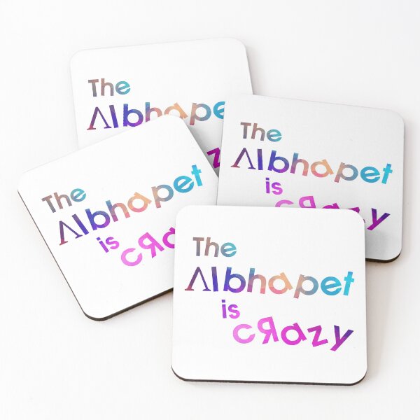 Item preview, The alphabet is crazy dyslexia design designed and sold by HermitAlley.