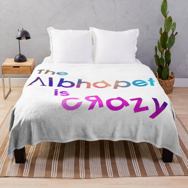 Item preview, The alphabet is crazy dyslexia design designed and sold by HermitAlley.